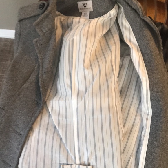 Gray tailored coat - Picture 4 of 4